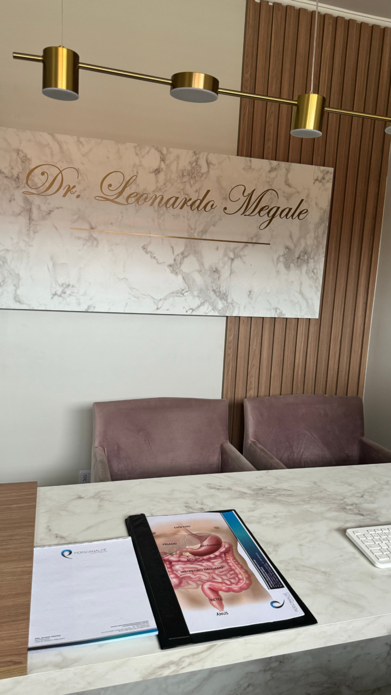 Estrutura da clínica do Dr. Leonardo Megale em Mogi das Cruzes